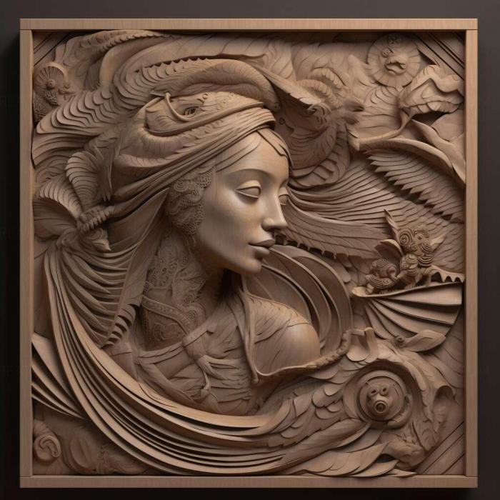 نموذج ثلاثي الأبعاد لآلة CNC 3D Art 